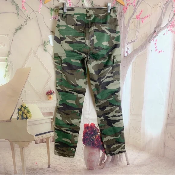 NEW J Crew Skinny Camo Army Fatigue Cargo Pants - Picture 5 of 9